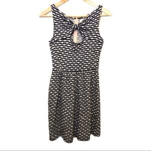 Maison Jules Womens Blue Sleeveless Dress Textured Knit XS